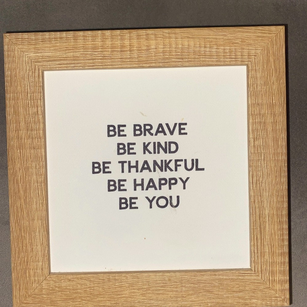 Inspirational wood poster